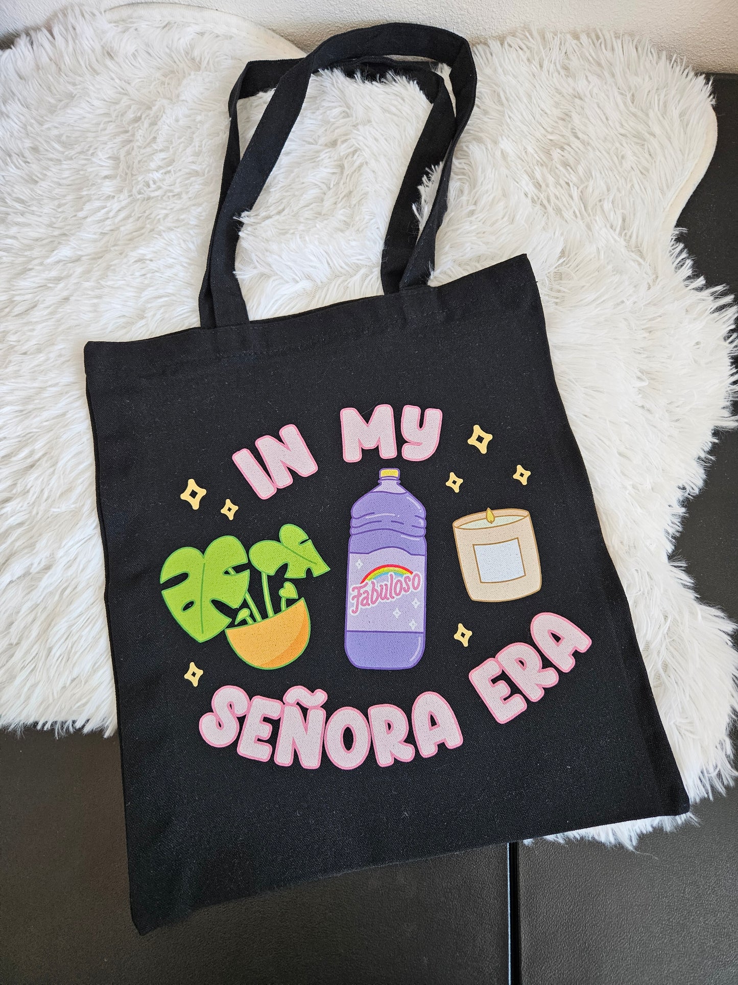 In my señora era tote bag