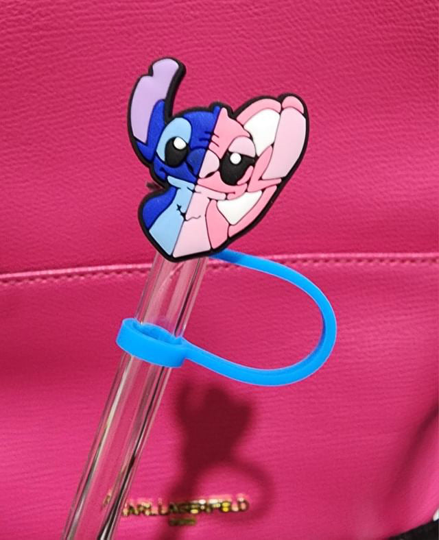 Blue monster straw stoppers