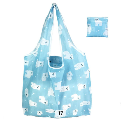 Large foldable tote shopping bag