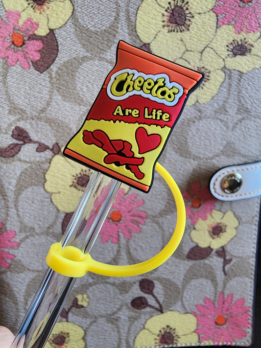 Cheetos straw stopper