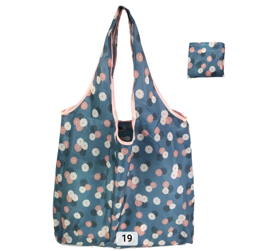 Large foldable tote shopping bag